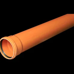 Kaczmarek Kloakrør^PVC-U SN8 afløbsrør 110 x 3000 mm
