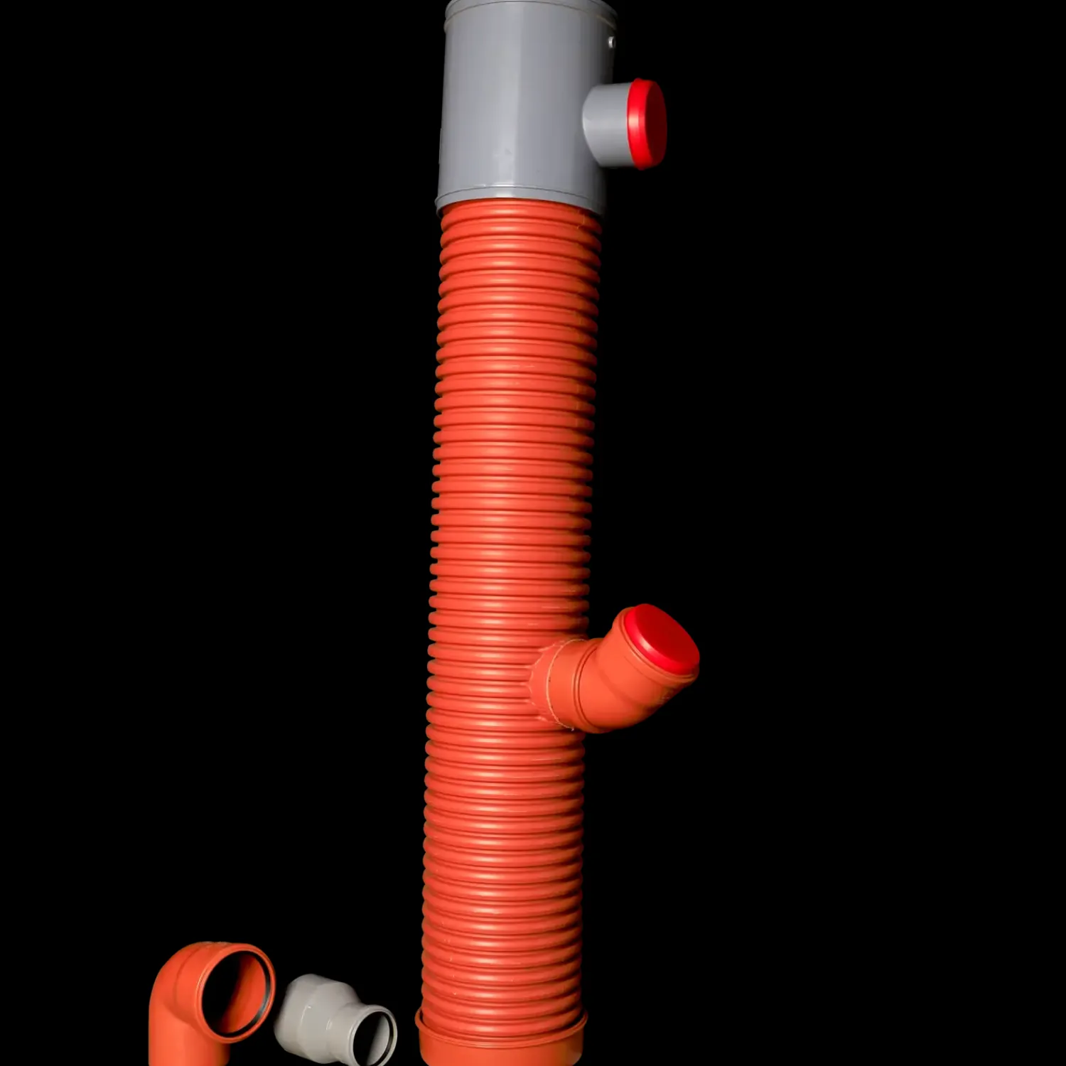 Kaczmarek tagnedløbsbrønd 200-110 mm med bøjning