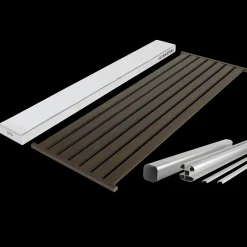 Hot Kirkedal Alu Design Panel 635x1800 mm smoked oak startsæt