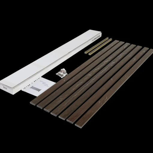 Sale Kirkedal Alu Design Panel 635x1800 mm smoked oak