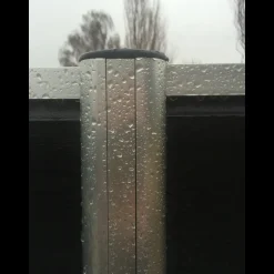 Outlet Kirkedal aluminium komposithegn forlængersæt K1 (fer/not) Sort