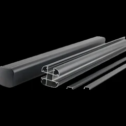 Best Kirkedal aluminium komposithegn forlængersæt K1 (fer/not) sort