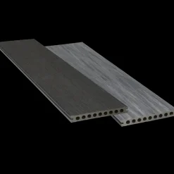 Kompositbrædder^Kirkedal Heimdal terrassebrædder sort/grå 22x130x6000 mm
