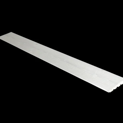Klinkbeklædning^Klinkbekædning gran m/fer og not 25x150 mm (22x145) x 3,6 m hvidmalet