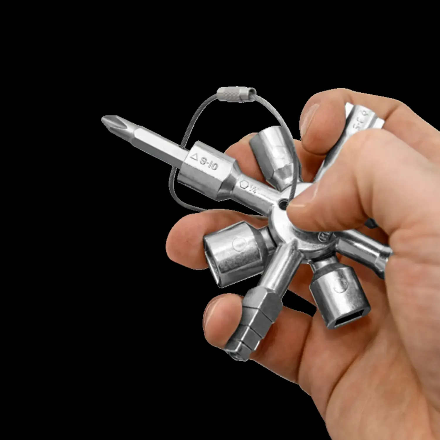 Knipex Tænger^TwinKey® styreskabsnøgle - 10 profiler