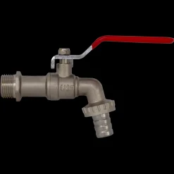 Vvs-Fittings Og Rør^Kugle aftaphane m/slangeforskruning 1/2"