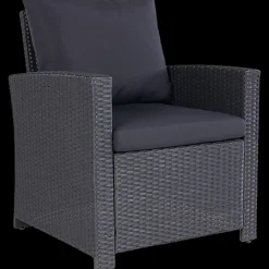 Loungemøbler^Langø loungestol sort