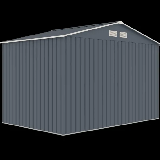 Redskabsskure I Stål^Lasse redskabsskur med dobbeltdør, 5,3 m²