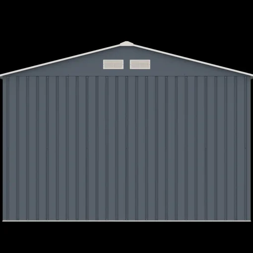 Redskabsskure I Stål^Lasse redskabsskur med dobbeltdør, 5,3 m²