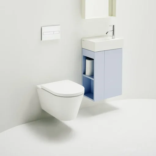 Laufen Toiletter^Kartell væghængt toilet inkl. SoftClose toiletsæde hvid