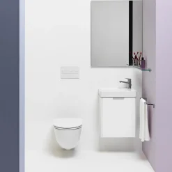 Online Laufen Pro væghængt toilet inkl. SoftClose toiletsæde hvid