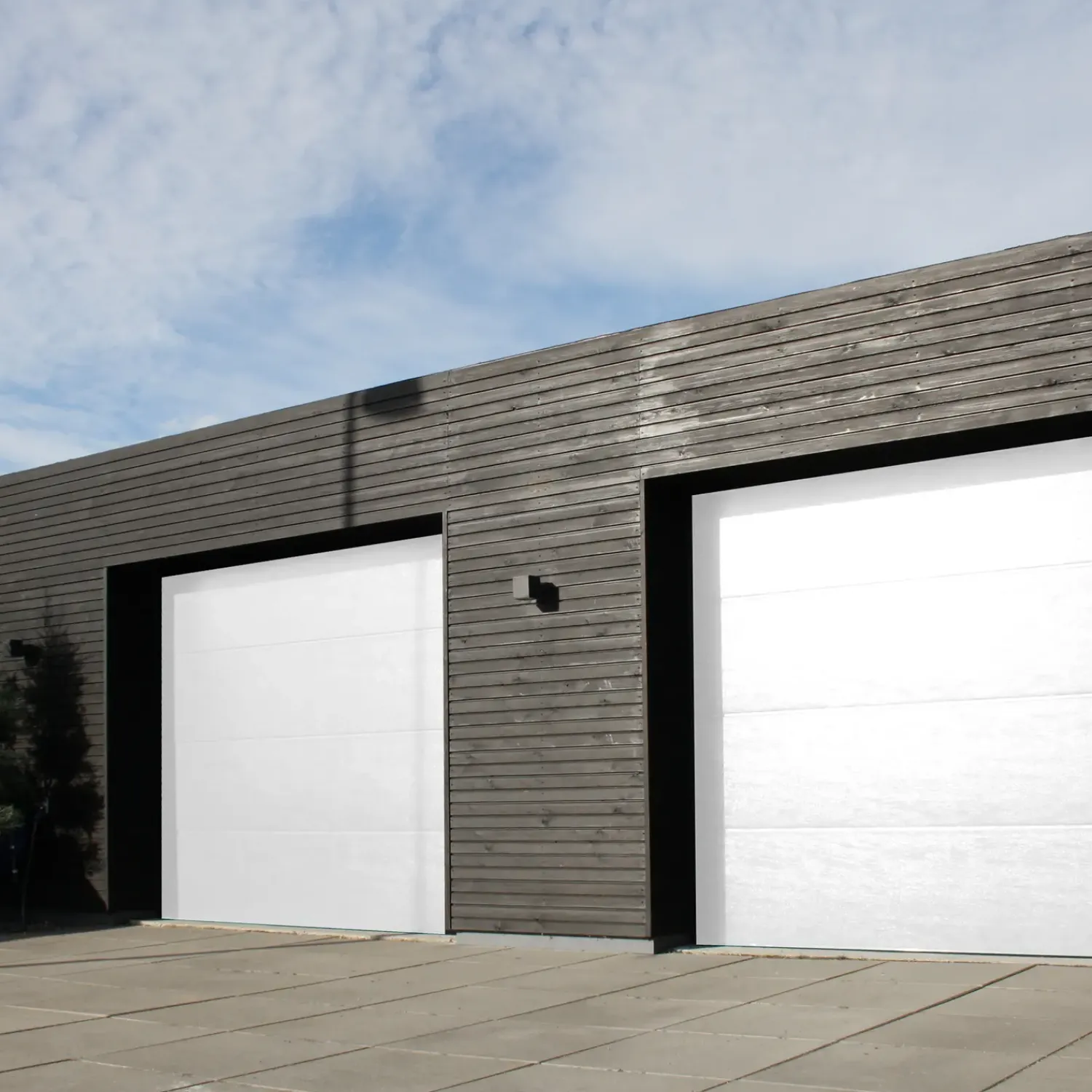 Outlet Ledhejseport hvid B2530 x H2140 mm