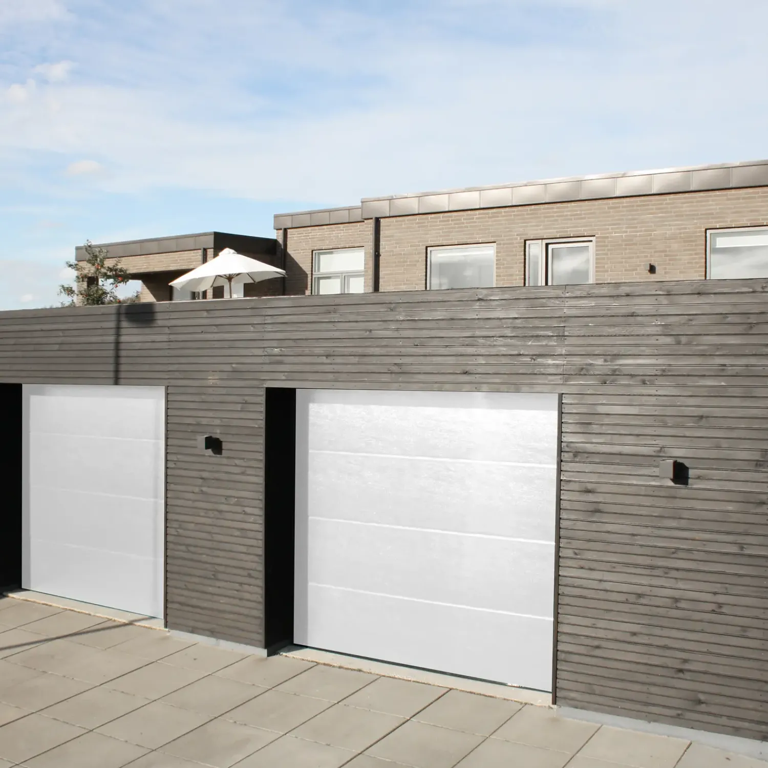 Outlet Ledhejseport hvid B2530 x H2140 mm