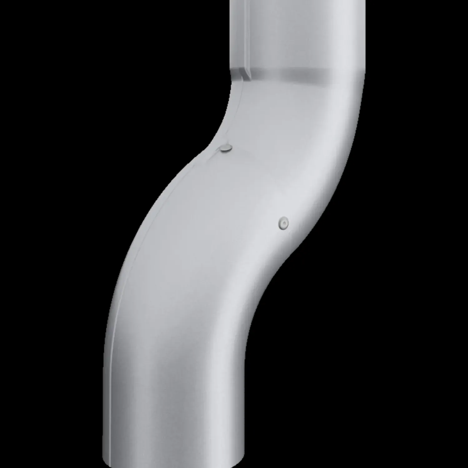 Lindab Ståltagrender^Rainline sokkelknæ - Ø75 mm