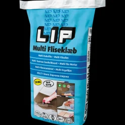 Outlet LIP multi fliseklæb 5 kg grå