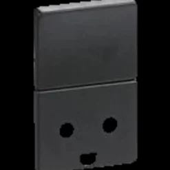 Outlet LK Lauritz Knudsen LK Fuga afdækning stikkontakt m/jord 1 1/2 modul koksgrå