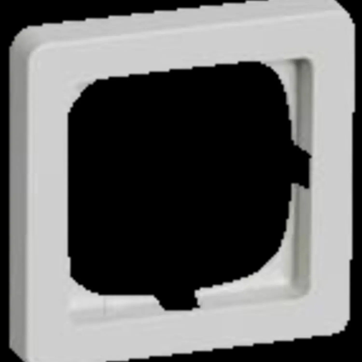 LK Lauritz Knudsen Dåser Og Underlag^LK Fuga baseline 63 ramme 1 modul lysegrå