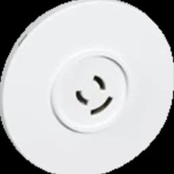 Online LK Lauritz Knudsen LK Fuga rund lampestikkontakt m/jord Ø80 mm hvid