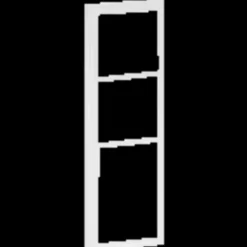 Online LK Lauritz Knudsen LK Fuga soft design inkl. Ramme 3 1/2 modul hvid