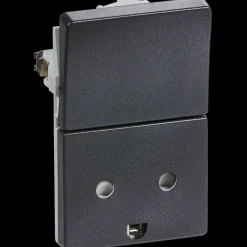 LK Lauritz Knudsen Stikkontakter Og Afbrydere^LK Fuga stikkontakt m/jord og afbryder 1 1/2 modul koksgrå