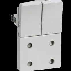 LK Lauritz Knudsen Stikkontakter Og Afbrydere^LK Fuga stikkontakt u/jord dobbelt lysegrå