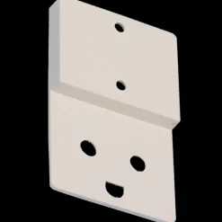 LK Lauritz Knudsen Stikkontakter Og Afbrydere^LK Fuga stikkontaktlås hvid