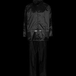 Discount Lyngsøe Rainwear Lyngsøe nylon/PVC regnsæt sort str. XXL