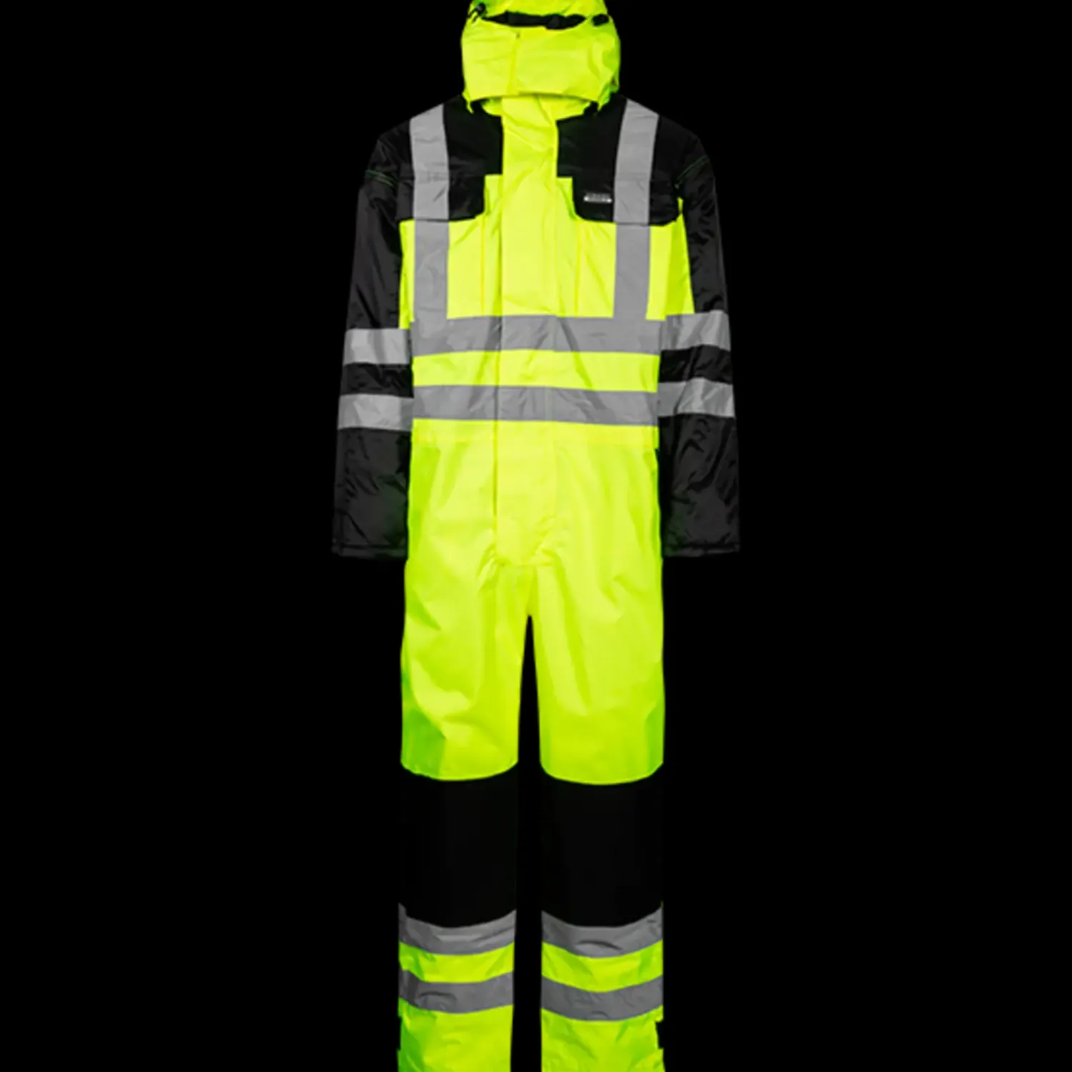 Lyngsøe Rainwear Hi-Vis Tøj Og Udstyr^vinterkedeldragt hi-vis gul/sort str. XL