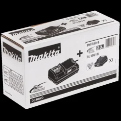 Makita Batterier Og Opladere^batteripakke 12V Li-ion 1xBL1021B+1xDC10WD