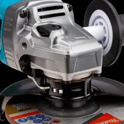 Best Makita GA005GM201 XGT 40V vinkelsliber 4.0 Ah batteri og lader