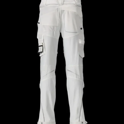 Hot Mascot 22279-605 Customized stretch bukser m/knælommer hvid str. 82C52