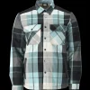 Skjorter^Mascot 23104 flannel skjorte m/fiberpelsfór skovgrøn ternet str. XL