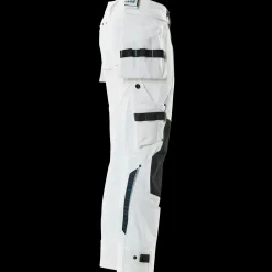 Mascot Arbejdsbukser^Advanced bukser med hængelommer hvid str. 82C50