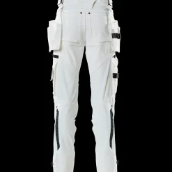 Mascot Arbejdsbukser^Advanced bukser med hængelommer hvid str. 82C50