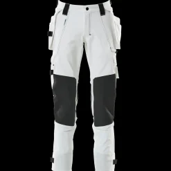 Mascot Arbejdsbukser^Advanced bukser med hængelommer hvid str. 82C50