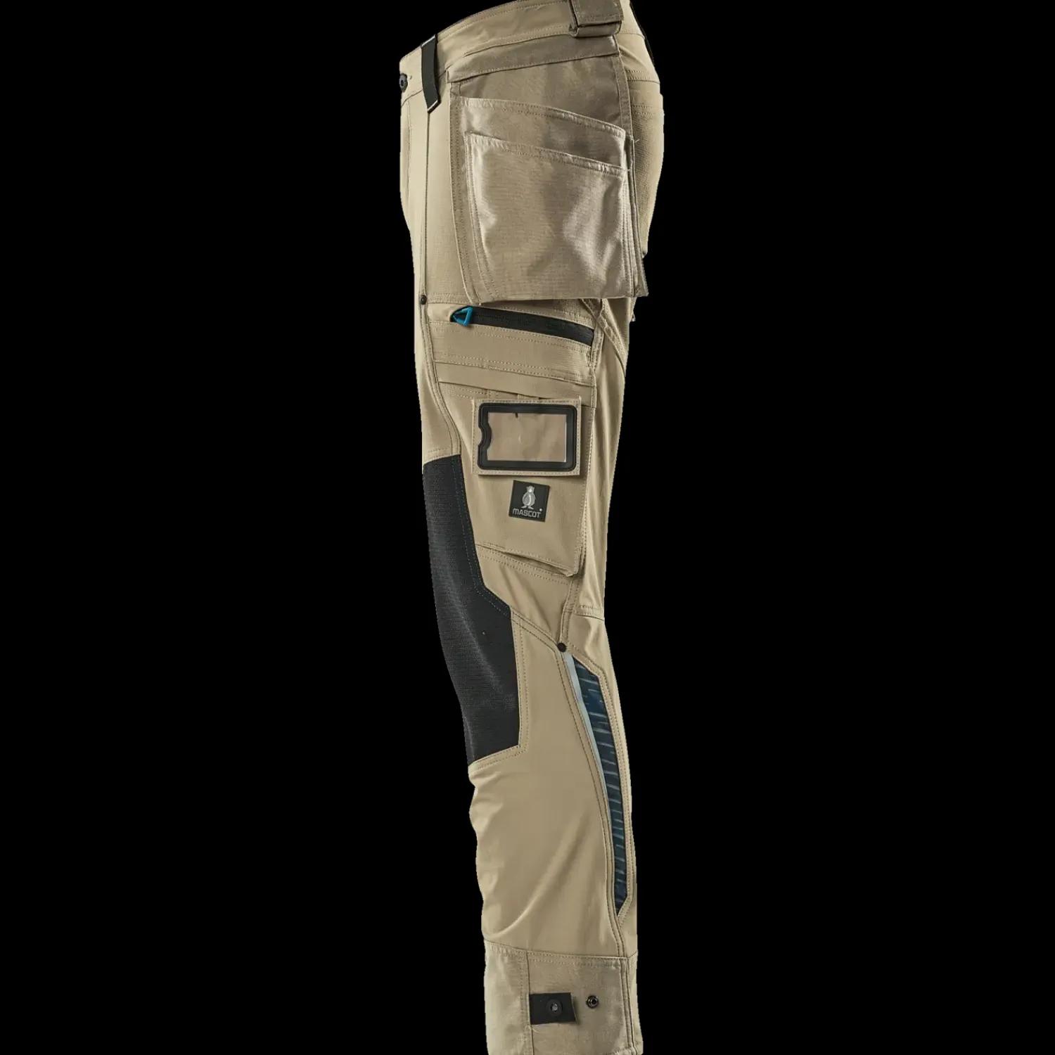 Hot Mascot Advanced bukser med hængelommer lys kaki str. 82C50