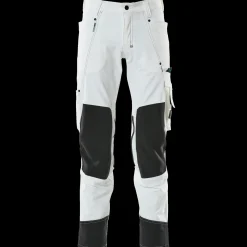 Mascot Arbejdsbukser^Advanced bukser med knælommer hvid str. 82C54