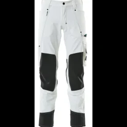 Mascot Arbejdsbukser^Advanced bukser med knælommer hvid str. 82C54