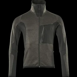 Mascot Trøjer Og Sweatshirts^Advanced fleecetrøje med lynlås mørk antracit/sort str. 2XL