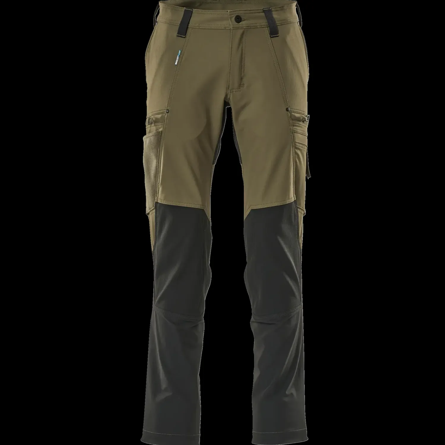 Mascot Arbejdsbukser^Advanced funktionsbukser mosgrøn/sort str. 82C46