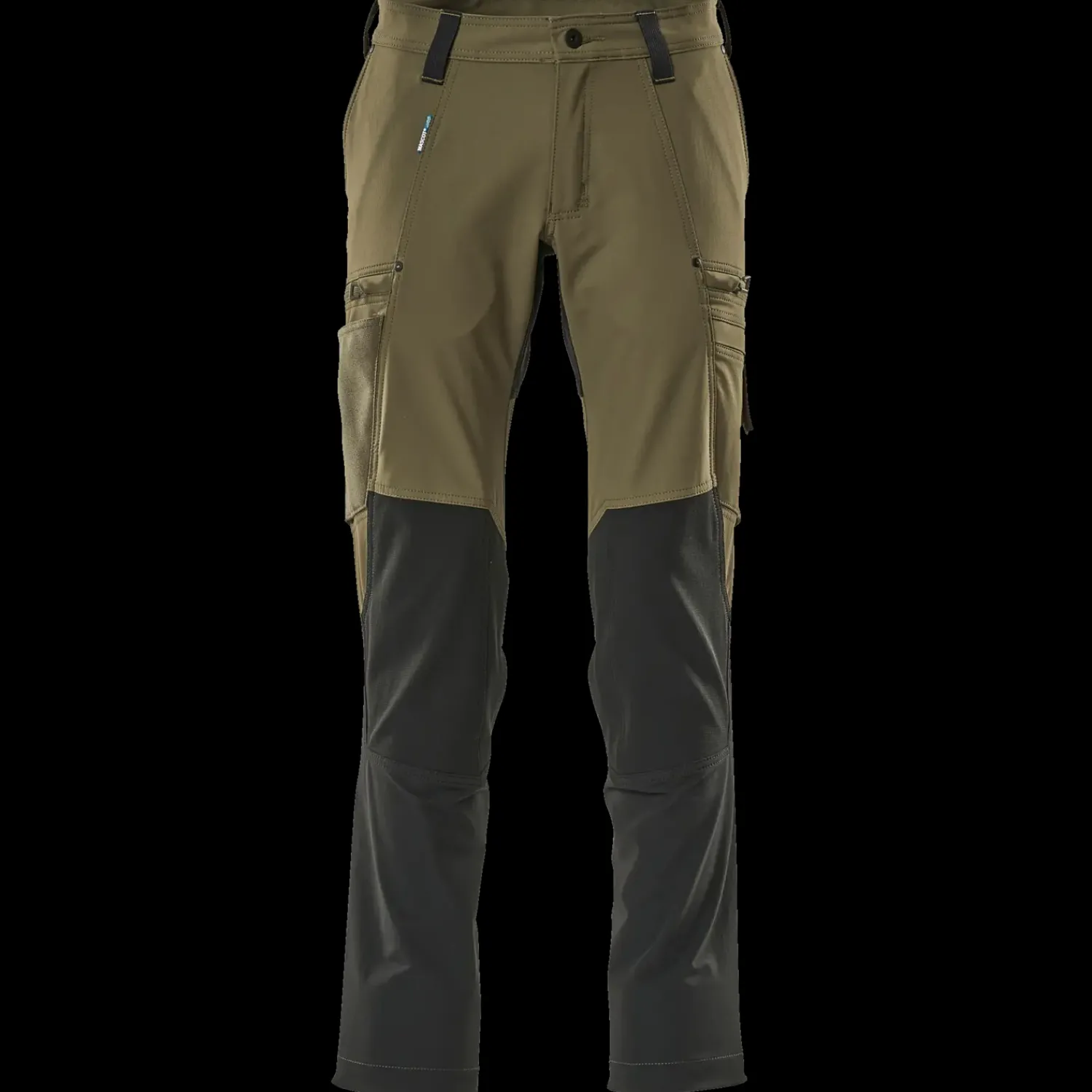 Mascot Arbejdsbukser^Advanced funktionsbukser mosgrøn/sort str. 82C46