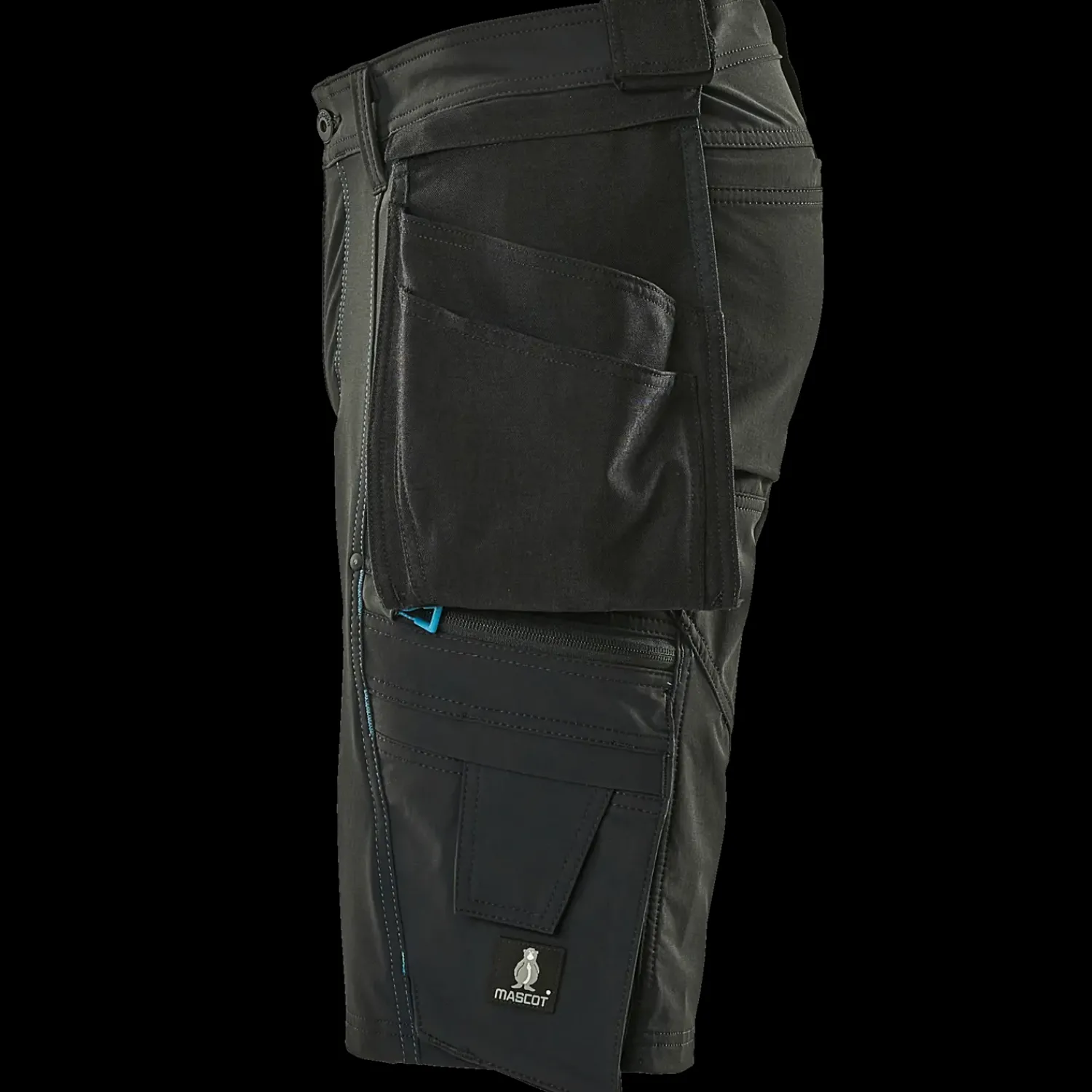 Mascot Arbejdsbukser^Advanced shorts med hængelommer sort str. C54
