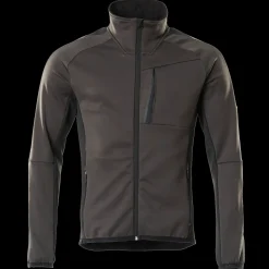 Mascot Trøjer Og Sweatshirts^Unique fleecetrøje med lynlås mørk antracit/sort str. 2XL