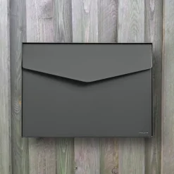 Hot ME|FA postkasse Letter (111) basalt grå med lås