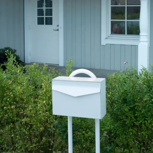 Sale ME|FA postkasse Letter (111) renhvid med Ruko lås