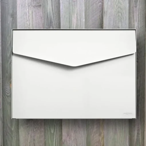 Sale ME|FA postkasse Letter (111) renhvid med Ruko lås
