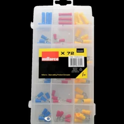 Millarco Tilbehør Til Elartikler^sortimentboks m/kabelsko 72 dele