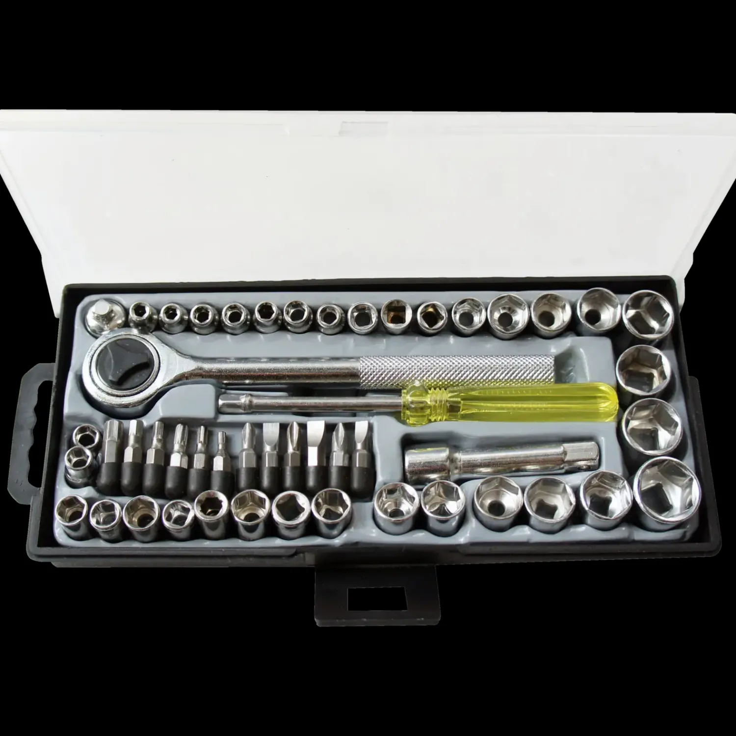 Discount Millarco topnøglesæt 1/4" og 3/8" 50 dele