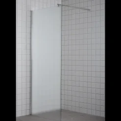 Outlet Milobad brusevæg 90x190 cm frost