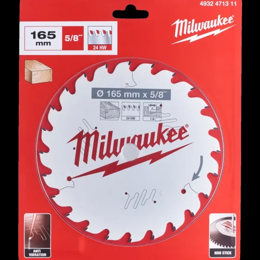 Milwaukee Rundsavklinger^CSB P W rundsavklinge Ø165 mm 24 tænder